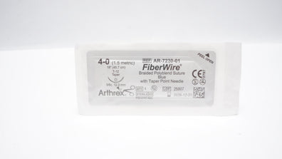 Arthrex AR-7230-01 4-0 FiberWire Braided Stre T-12 12.3mm 3/8 Taper 18inch